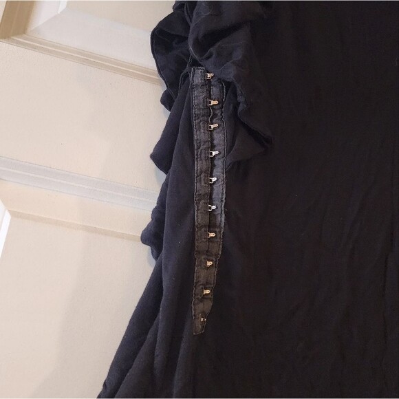 Ella Moss stretchy black dress with clasp up side detail M - Picture 4 of 5